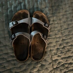 Birkenstock Women's Sandals - Gray and Brown